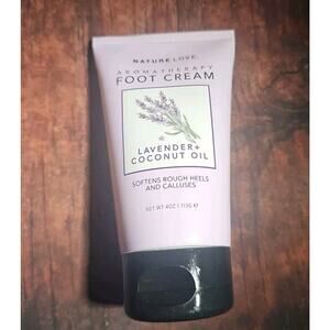 Nature Love-Aromatherapy Foot Cream-Lavender + Coconut Oil-4oz
